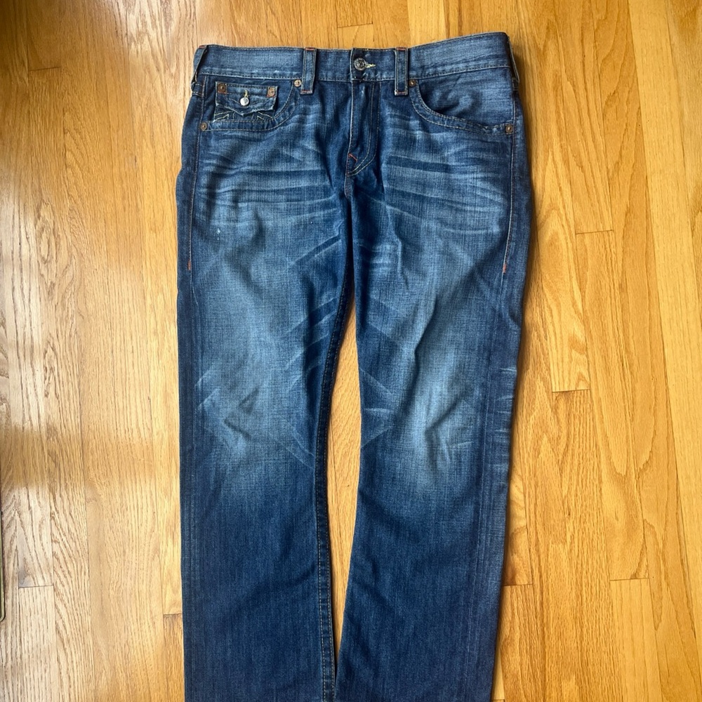 True Religion Blue Jeans 38 x 32